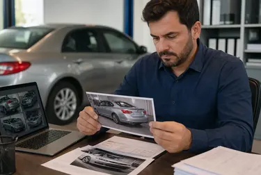 Despachante atuando no processo de desbloqueio de sinistro de veículo.